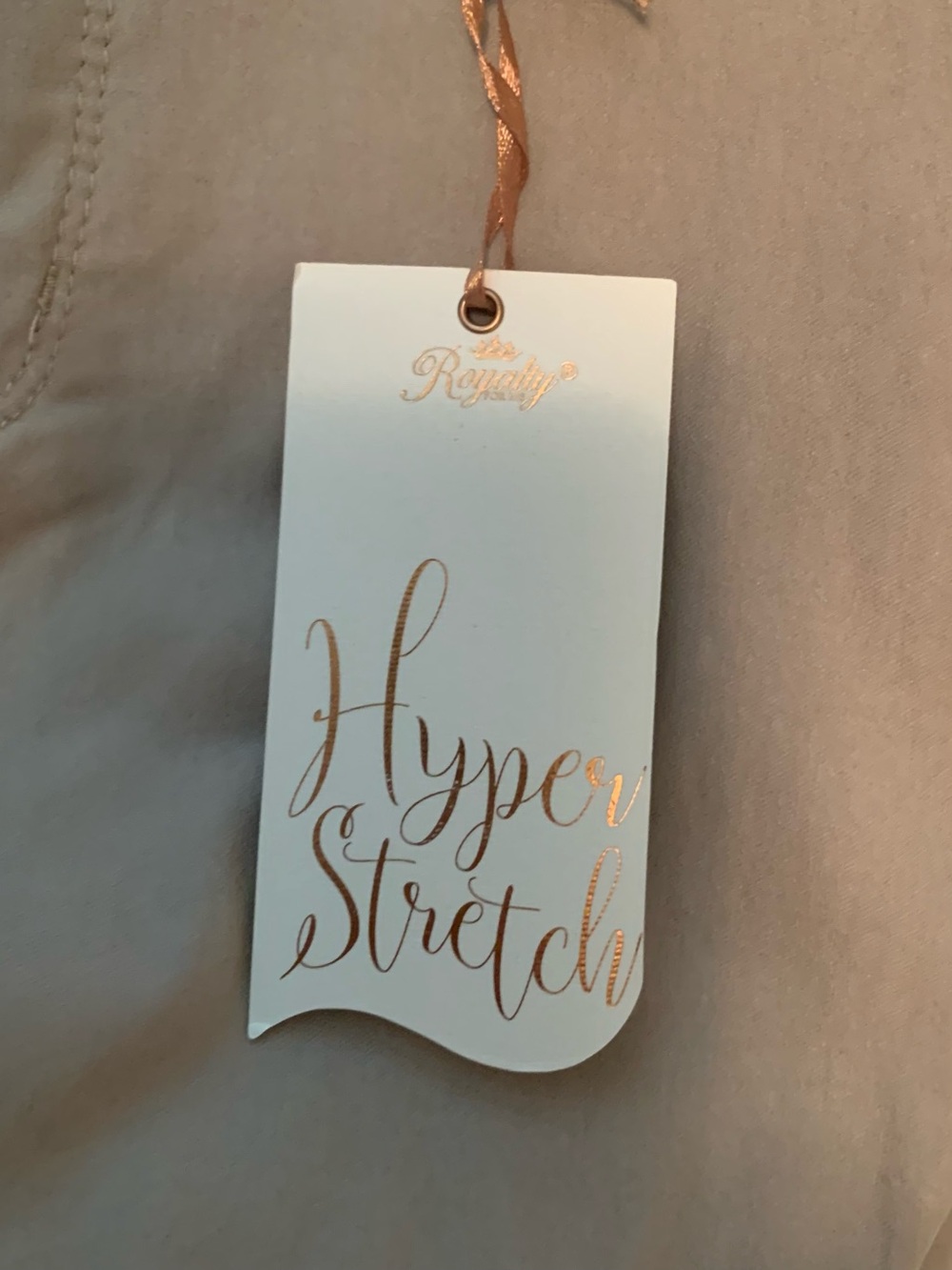 Royalty for Me Hyperstretch Khaki Tan 22W provide a slimming silhouette NWT - Picture 9 of 16